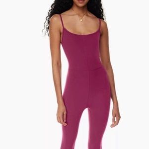 Aritzia Divinity Kick Flare Jumpsuit